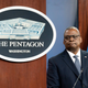 Secretary of Defense Lloyd Austin pauses while speaking during a media briefing at the Pentagon, Wednesday, Nov. 17, 2021, in Washington. In February, with the images of the violent insurrection in Washington still fresh in the minds of Americans, the newly confirmed defense secretary took the unprecedented step of signing a memo directing commanding officers across the military to institute a one-day stand-down to address extremism within the nation’s armed forces.